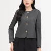 Áo khoác Twill dáng lửng